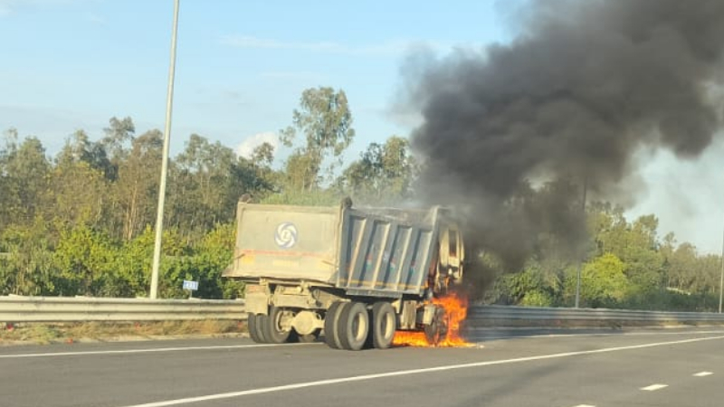 Kolar Tipper Fire
