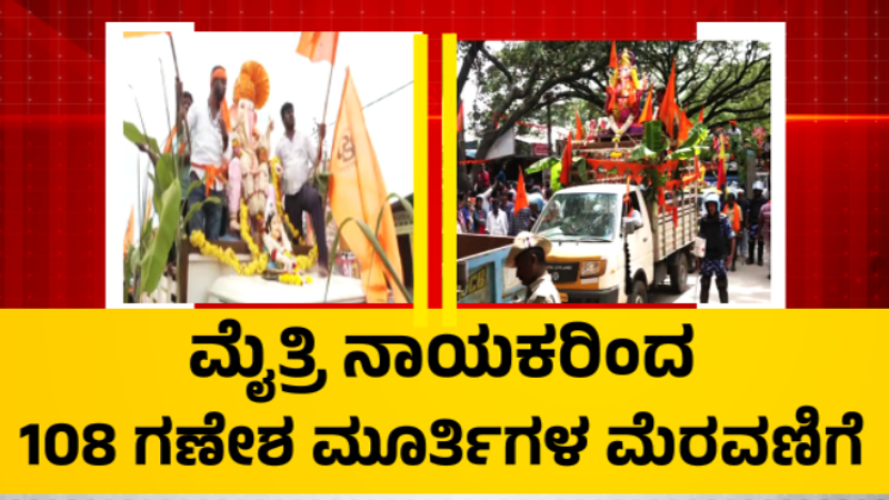 Maddur Mass Ganesha Immersion