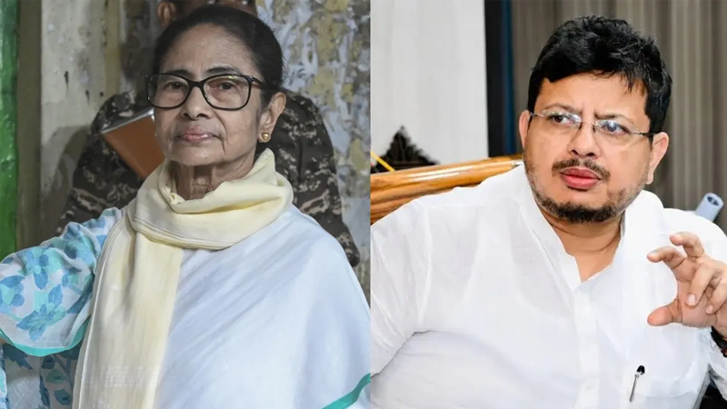 Mamata Banerjee and Ritabrata Banerjee