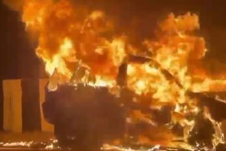 Mandya Car Fire 2
