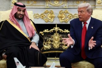 Mohammed bin Salman and Donald Trump