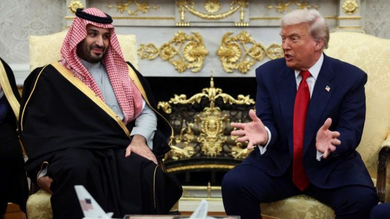 Mohammed bin Salman and Donald Trump