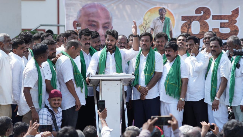 ಸಿಎಂ ಕ್ಷೇತ್ರದಿಂದಲೇ ಜೆಡಿಎಸ್ ರೈತ ಸ್ವಾಭಿಮಾನ ಯಾತ್ರೆ ಆರಂಭ: ನಿಖಿಲ್ ಕುಮಾರಸ್ವಾಮಿ