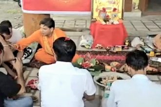 Purification Row Ritual Following Mallikarjun Kharge