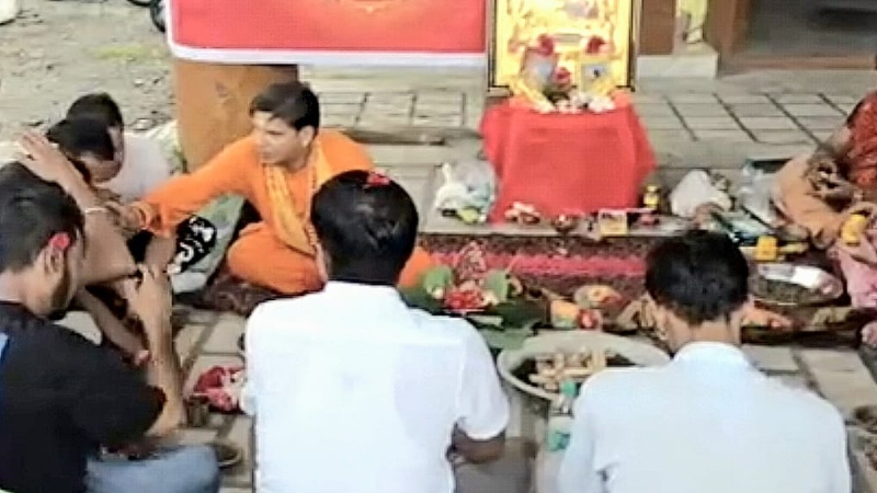 Purification Row Ritual Following Mallikarjun Kharge