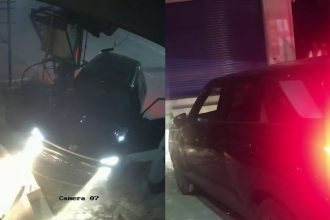 Ramanagara Car Hits Transformer
