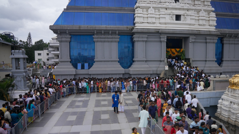 Sri Krishna Janmashtami celebrations at ISKCON Bengaluru 1