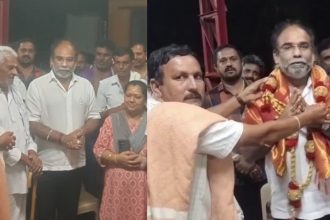TVK MLA N Sunil Anand Visits Tumakuru Turuvekere