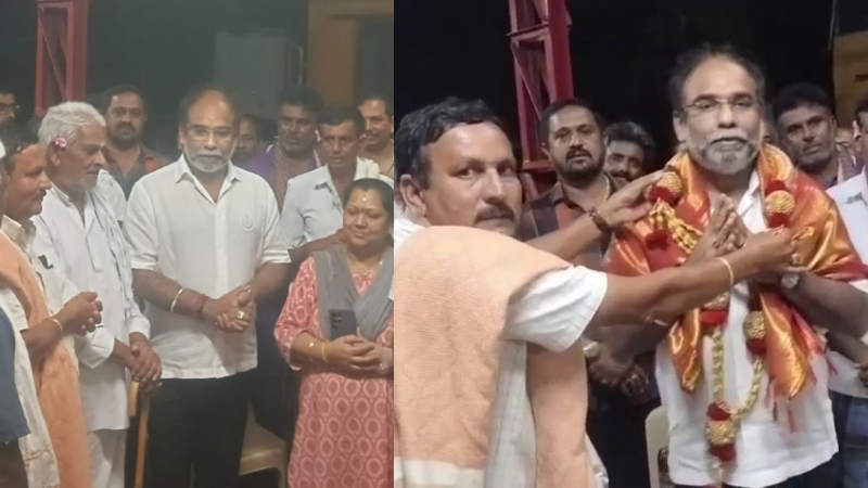 TVK MLA N Sunil Anand Visits Tumakuru Turuvekere