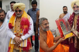 Taranjit Singh Sandhu met pejawar shri