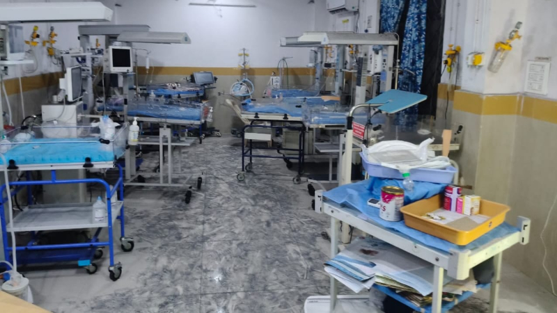 Telangana Hospital Fire 2 Infants Killed