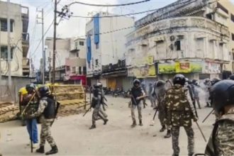 Tension in Ujjain Protesters Clash with Police Over Demolition of Shahi Masjid