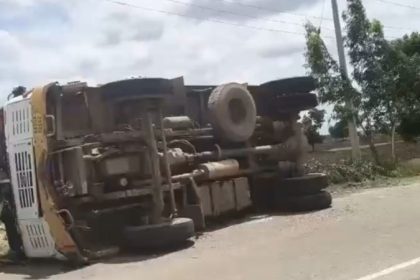 Tipper Bike Accident in Gadag