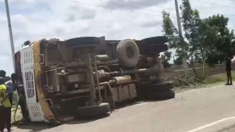 Tipper Bike Accident in Gadag