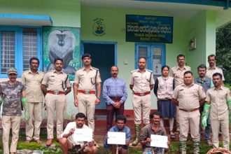 Two deer poaching three accused arrested in Sharavati Wildlife Sanctuary Sagar