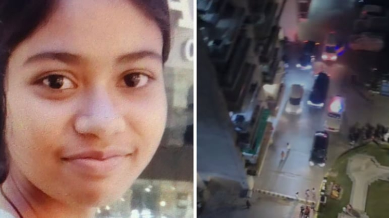 Uttar Pradesh Gaziyabad Stdent Fell From 12th floor