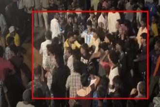 Vijayanagara Ganesha Procession Youth Fight