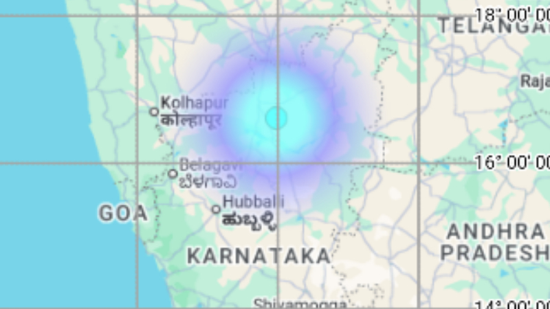 ಬಸವನ ಬಾಗೇವಾಡಿಯಲ್ಲಿ 3.5 ತೀವ್ರತೆಯ ಭೂಕಂಪನ