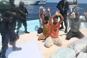 drug In Iranian boat in Arabian Sea