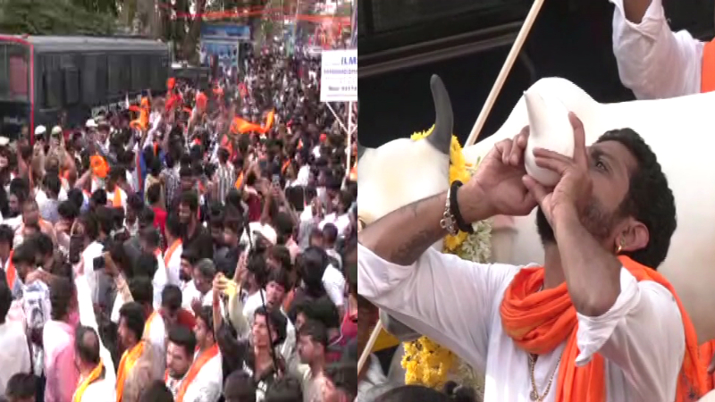 ganesh procession hassan