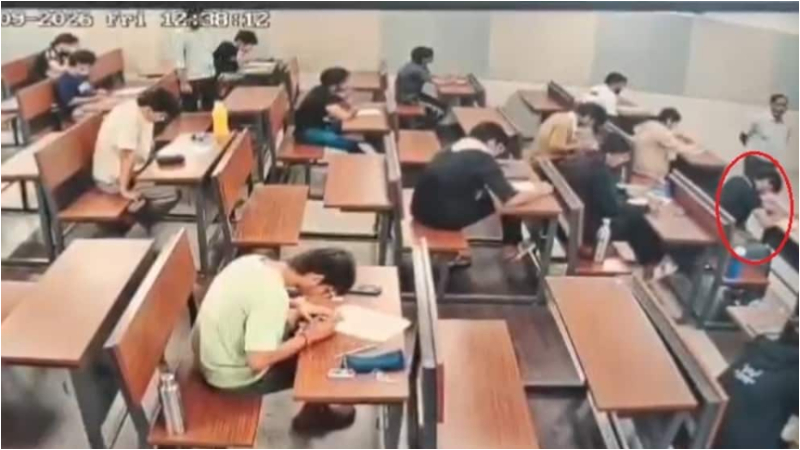 iit bombay student suicide cctv shows sahil wakode using phone in exam hall before tragedy