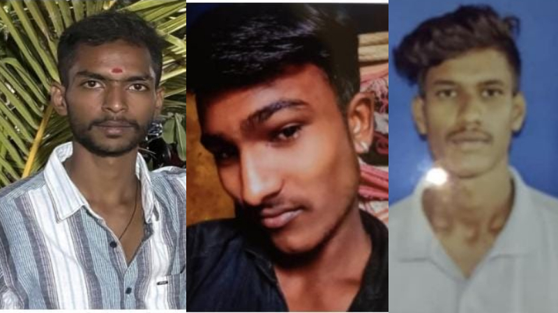 ksrtc bus collides with bike near savadatti three die on the spot