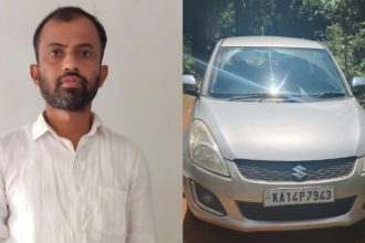 kudumallige society ceo goes missing car found in forest near ripponpet
