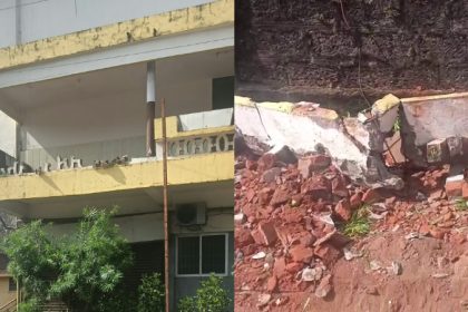 mangaluru wall collapses on college students one dead four injured