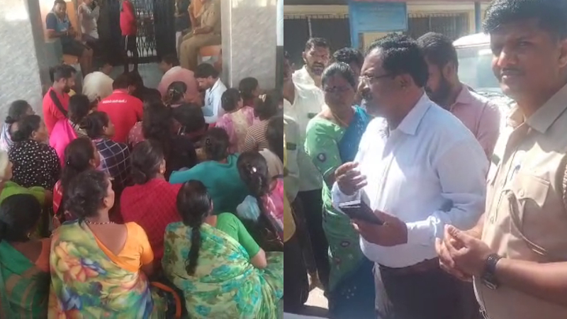 pooja dispute between priests at the holenarasipura sri lakshmi temple