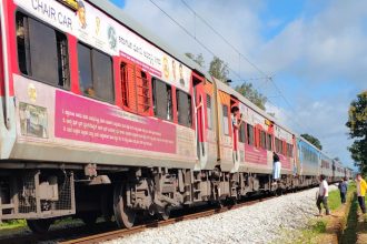 tree falls on railway tracks near arasalu talaguppa bengaluru train halted en route