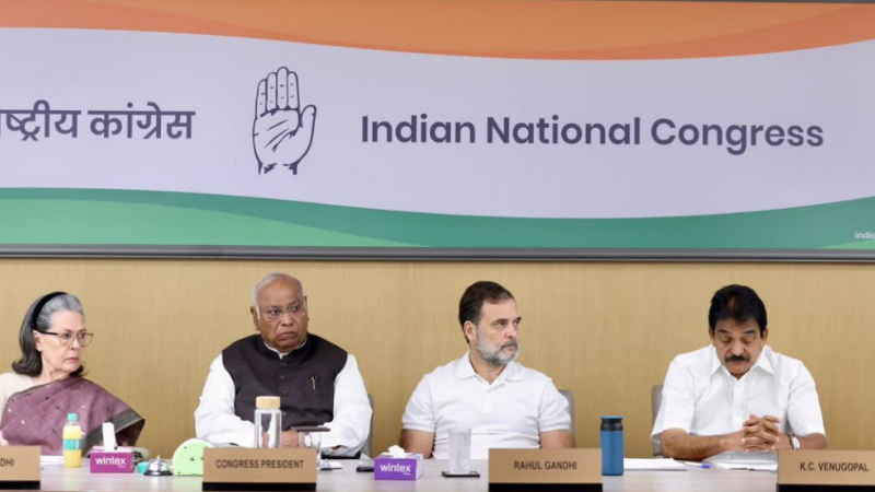 we should take to streets rahul gandhis call at cwc meet over vote chori allegations