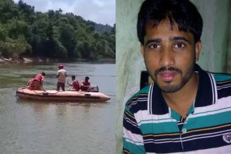 youth dies after falling into tunga river in sringeri