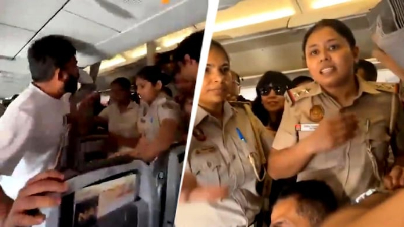 Abhijeet Dipke Women Police On Flight