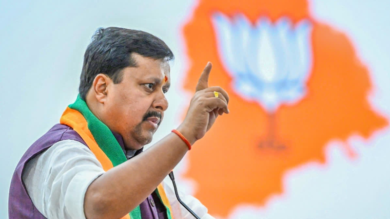 ದೇಶದಲ್ಲಿ ಅರಾಜಕತೆ ಸೃಷ್ಟಿಸಲು ಇಂಡಿ ಒಕ್ಕೂಟ, ಸಿಜೆಪಿ ಸಂಚು: ನಿತಿನ್ ನಬೀನ್‌ ವಾಗ್ದಾಳಿ