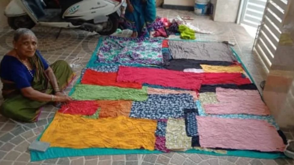 ಅಕ್ಷರ ಕಲಿಯದ ಕೈಗಳಲ್ಲಿ ಅರಳಿದ ಕಲೆ; ಕೌದಿ ಕಸೂತಿ ಕಲಾವಿದೆ ರುಕ್ಮಿಣಿಬಾಯಿಗೆ ರಾಜ್ಯೋತ್ಸವ ಪ್ರಶಸ್ತಿ 2 Bagalakote