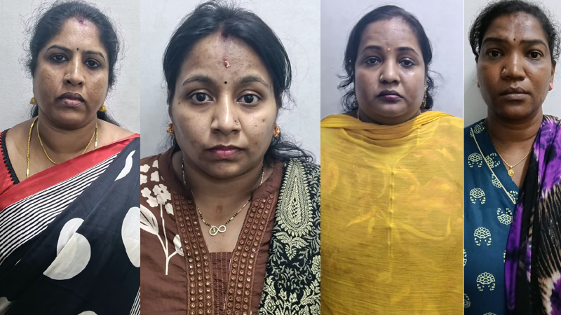 ಸ್ಪಾ ಮತ್ತು ಸಲೂನ್‌ಗಳಲ್ಲಿ ನೈತಿಕ ಪೊಲೀಸ್‌ಗಿರಿ ಆರೋಪ – 5 ಲಕ್ಷಕ್ಕೆ ಬೇಡಿಕೆ; ನಾಲ್ವರು ಮಹಿಳೆಯರು ಸೇರಿ 6 ಜನ ಅಂದರ್‌