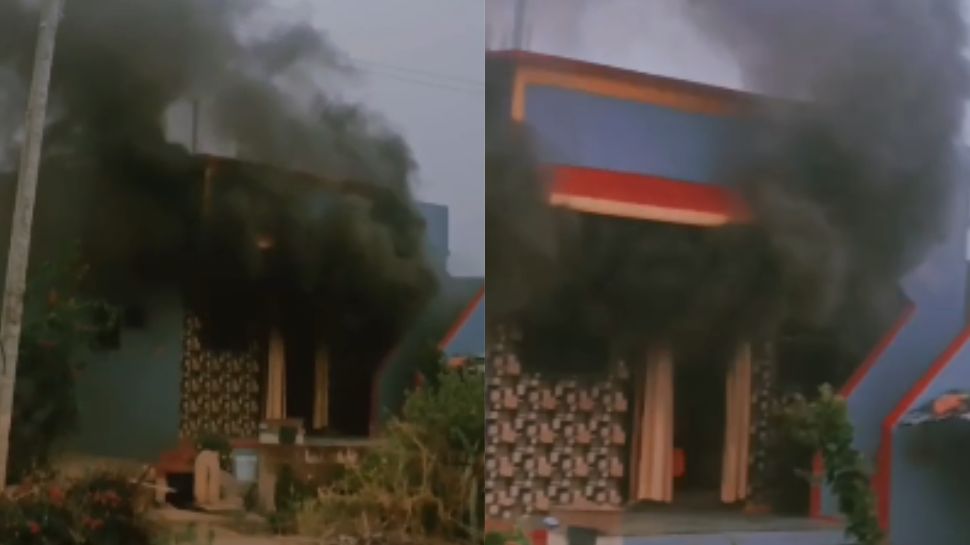 ಬೀದರ್‌ನಲ್ಲಿ ಶಾರ್ಟ್ ಸರ್ಕ್ಯೂಟ್‌ನಿಂದ ಧಗಧಗ ಹೊತ್ತಿ ಉರಿದ ಮನೆ