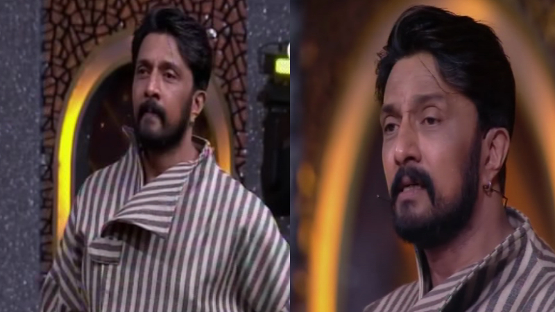 ಗಾನವಿ ಅಹಸ್ಯಕರ ಪದ ಬಳಕೆ – ಬುದ್ಧಿವಾದ ಹೇಳುತ್ತಾ ಕಣ್ಣೀರಿಟ್ಟ ಕಿಚ್ಚ
