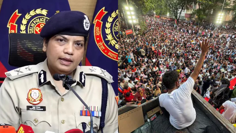 CJP Protest Delhi Police