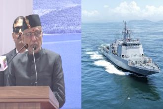 CP Radhakrishnan launched INS Samarthak