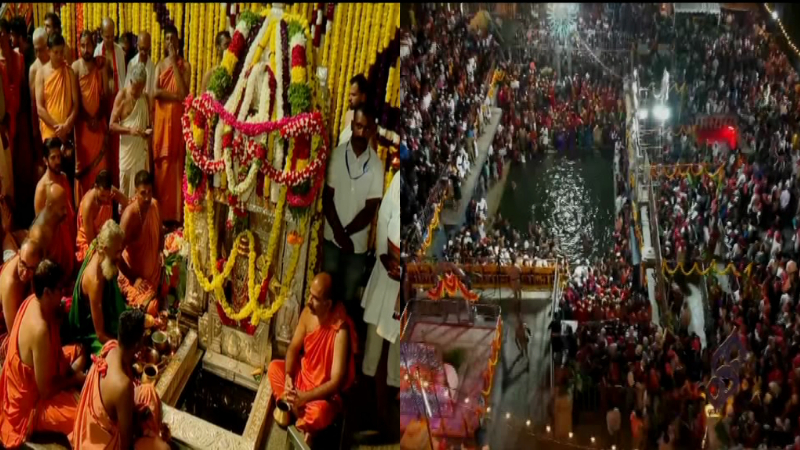 ತೀರ್ಥ ರೂಪಿಣಿಯಾಗಿ ಭಕ್ತರಿಗೆ ದರ್ಶನ ನೀಡಿದ ಮಾತೆ ಕಾವೇರಿ