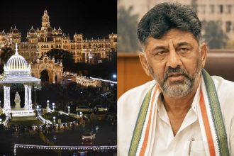 DK Shivakumar Mysuru Dasara Lightings