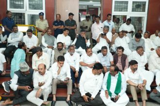DK Shivakumar SIR Protest