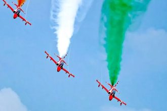 Dasara Air Show Surya Kiran Aerobatic Show