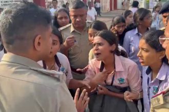 Degree Exams Scheduled During Dasara Holidays Students ABVP Stage Protest Outside Mangaluru St Agnes College