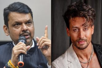 Devendra Fadnavis tiger shroff