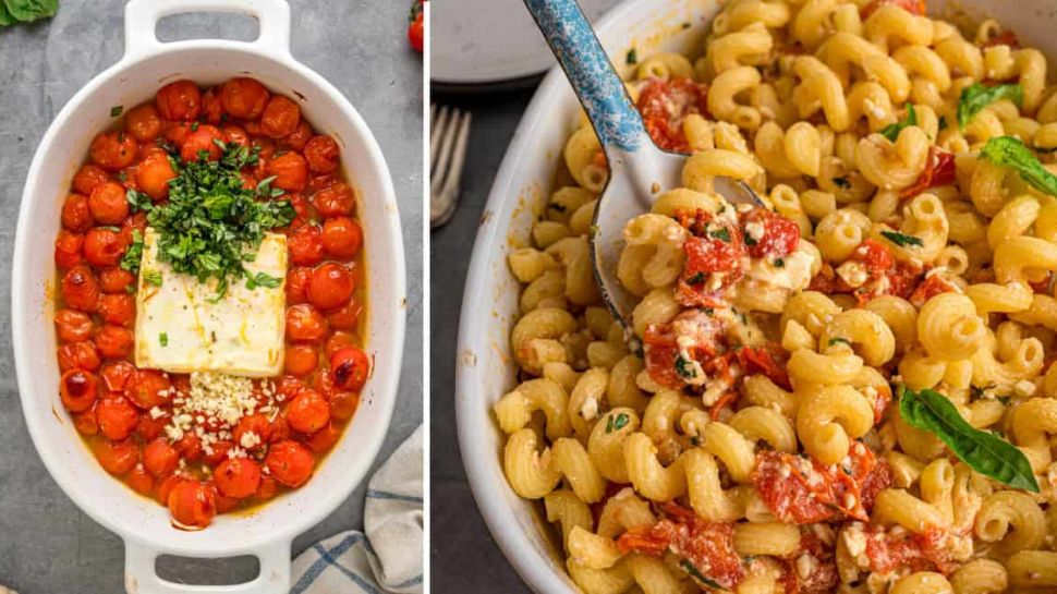 Easy Baked Feta Pasta 1