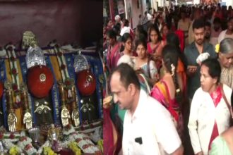 ಹಾಸನಾಂಬೆ ದರ್ಶನಕ್ಕೆ ಹರಿದು ಬಂದ ಭಕ್ತಸಾಗರ - ಎರಡು ಕಿಮೀ ಸಾಲುಗಟ್ಟಿ ನಿಂತ ಜನ! 17 HASSANAMBA 2