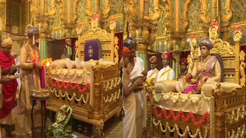 ಖಾಸಗಿ ದರ್ಬಾರ್‌ – ಮೈಸೂರು ಅರಮನೆಯಲ್ಲಿ ಮರುಕಳಿಸಿದ ಗತವೈಭವ