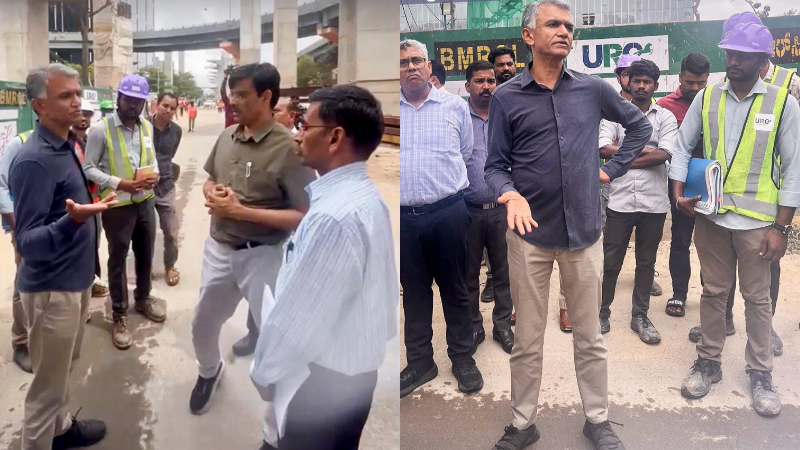 ಬೆಂಗಳೂರಿನಲ್ಲಿ ಮೆಟ್ರೋ ಕಾಮಗಾರಿ ವಿಳಂಬ – BMRCL ಎಂಡಿಗೆ ಕೃಷ್ಣ ಬೈರೇಗೌಡ ಕ್ಲಾಸ್
